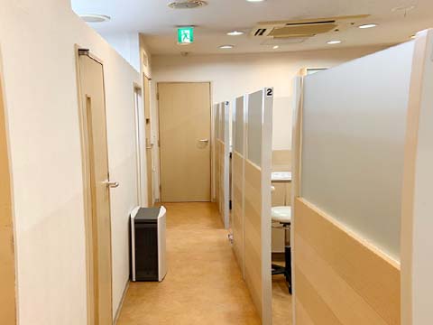個室型診療室のイメージ
